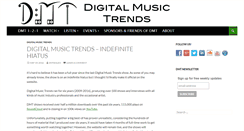 Desktop Screenshot of digitalmusictrends.com